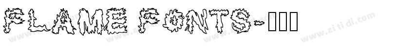 FLAME FONTS字体转换